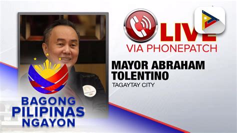 mayor in tagaytay|Abraham Tolentino .